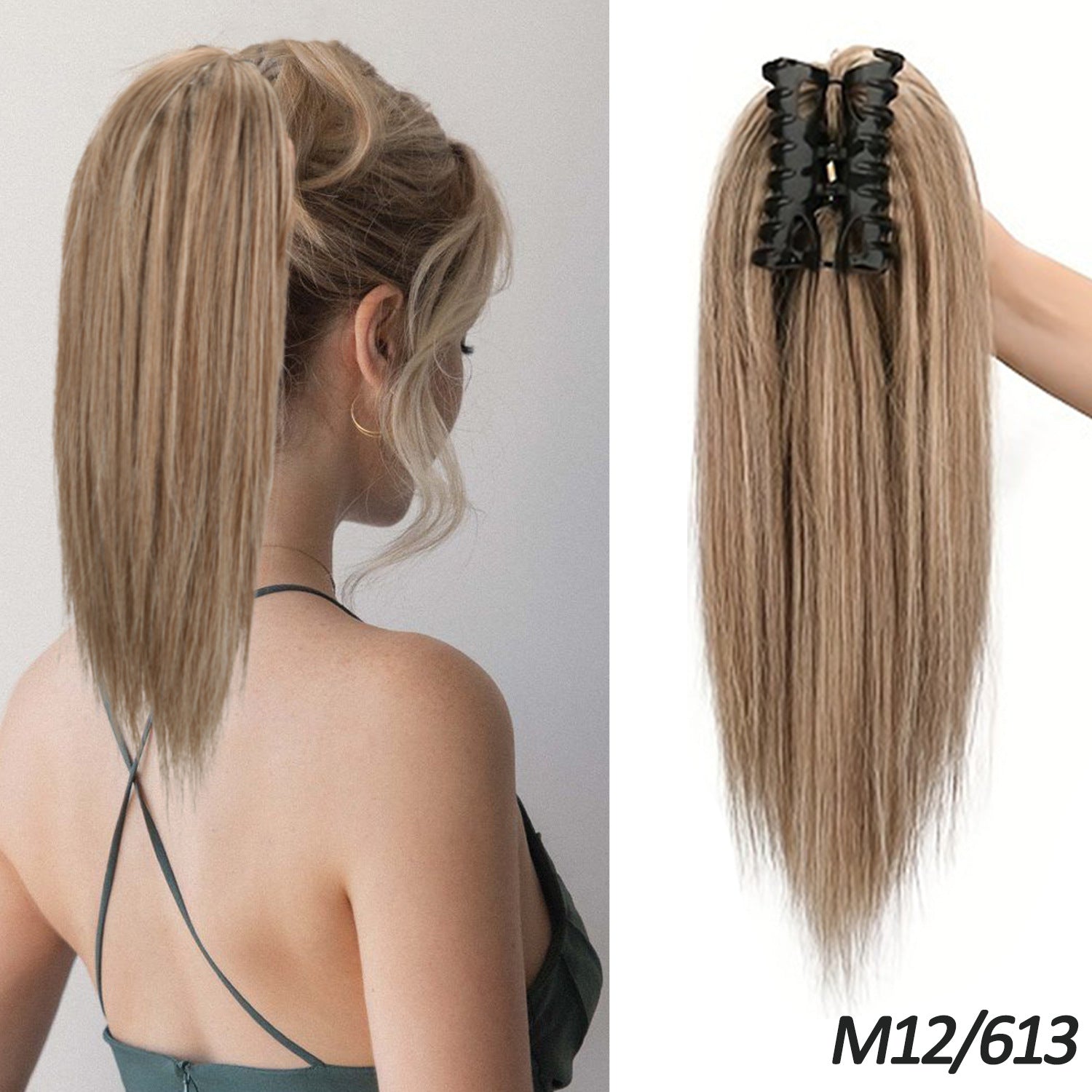 European and American Ins style high skull top big wave half head wig gradient brown long curly hair replacement patch