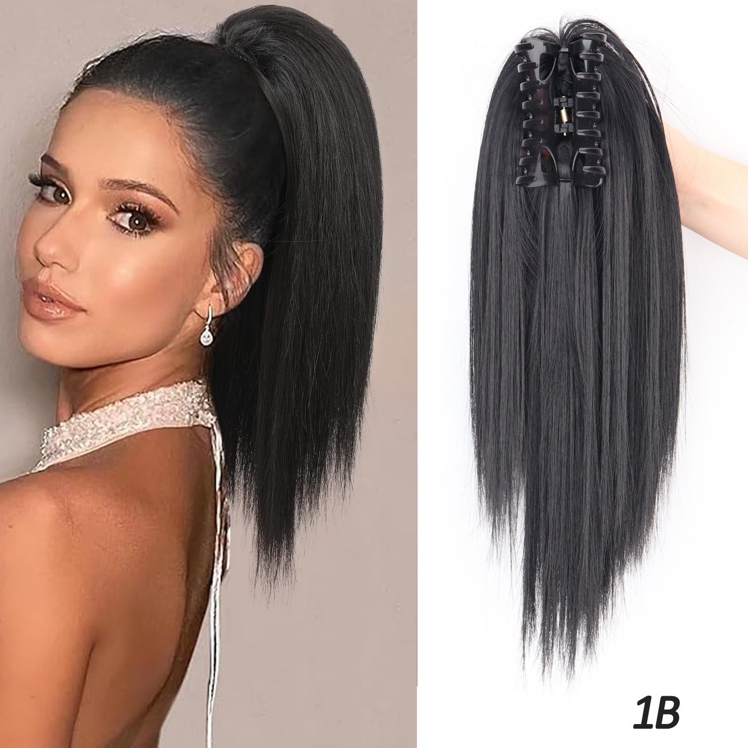 European and American Ins style high skull top big wave half head wig gradient brown long curly hair replacement patch